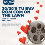 20/30s Tu B’Av Rom Com on the Lawn
