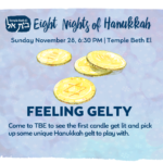 Hanukkah Night 1: Feeling Gelty