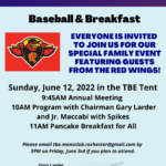 Mens Club Family Breakfast: Batter and Batter (Baseball and Breakfast)