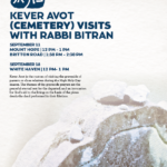 Kever Avot (Mount Hope) Visits with Rabbi Bitran -