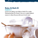 20/30s Bake at Beth El: Hamentashen