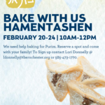 Hamentashen Bake