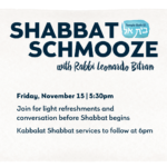 Shabbat Schmooze with Rabbi Leonardo Bitran
