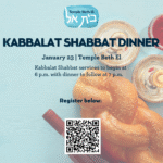 Kabbalat Shabbat Dinner