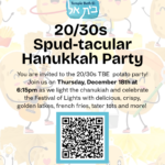 20s/30s Hanukkah Potato Party