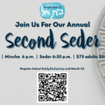 Annual Second Seder