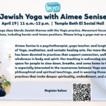 Jewish Yoga with Aimee Senise