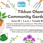 Tikkun Olam Community Gardening