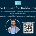 Welcome Dinner for Rabbi Josh Klein