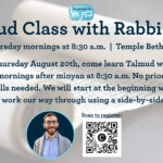 Talmud Class with Rabbi Klein