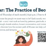 Mussar: The Practice of Becoming
